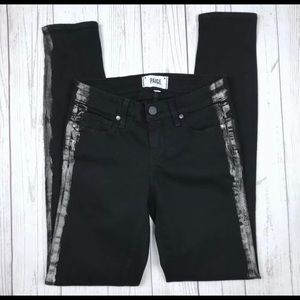 Paige Verdugo Ultra Skinny Side Stripe Stretch Jeans